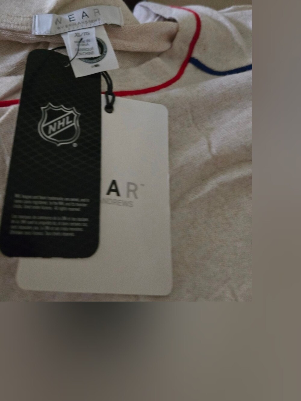 WEAR- Erin Andrews NHL New York Rangers Women’s Pajama Set NWT - Picture 2 of 10